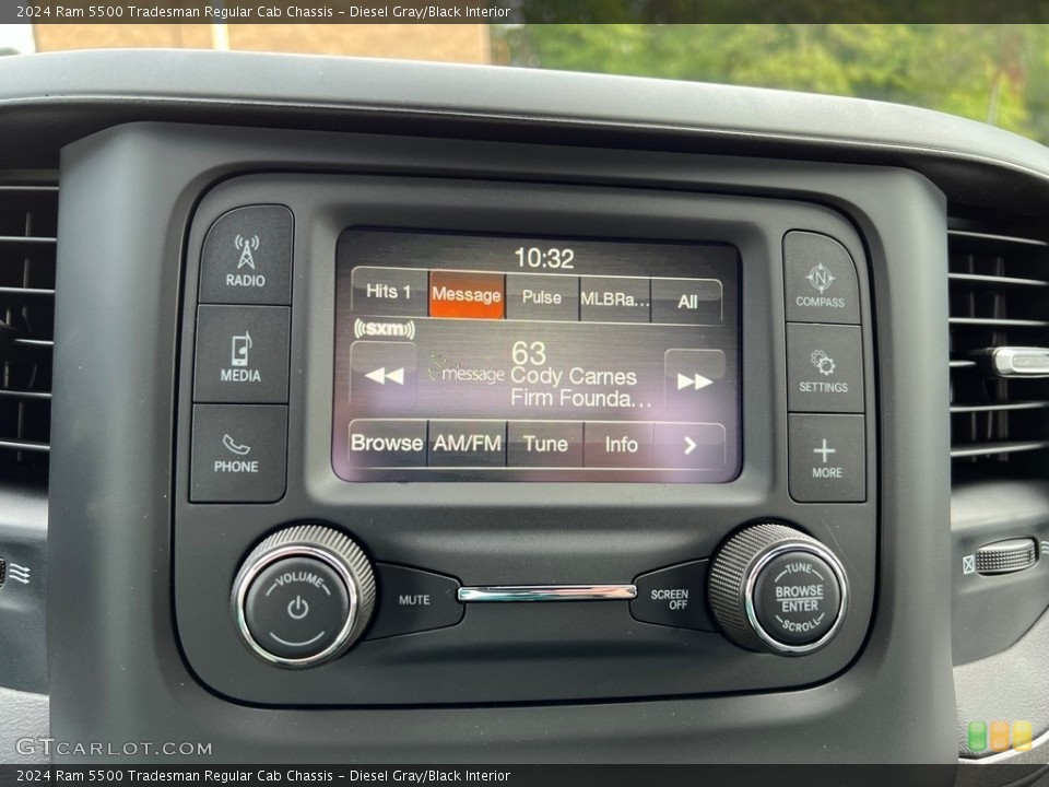 Diesel Gray/Black Interior Controls for the 2024 Ram 5500 Tradesman Regular Cab Chassis #146629519