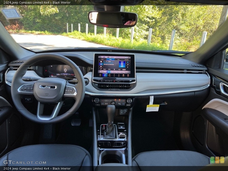 Black Interior Dashboard for the 2024 Jeep Compass Limited 4x4 #146630116