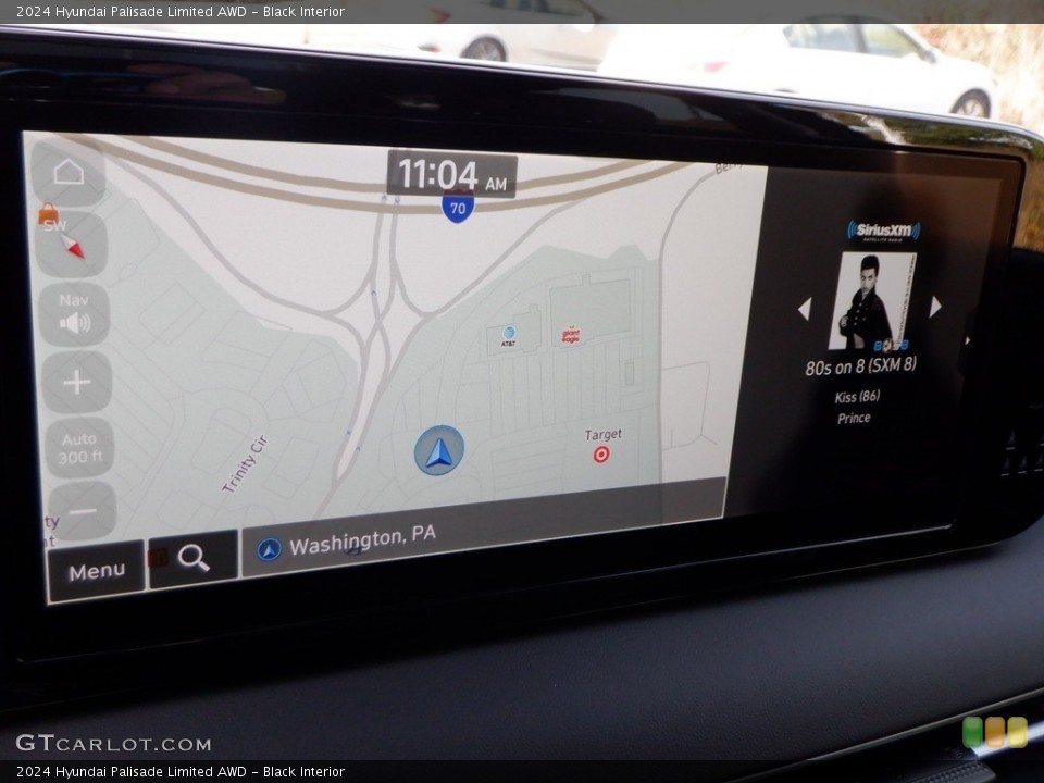 Black Interior Navigation for the 2024 Hyundai Palisade Limited AWD #146630149