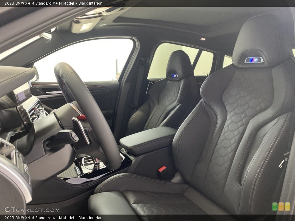 Black 2023 BMW X4 M Interiors