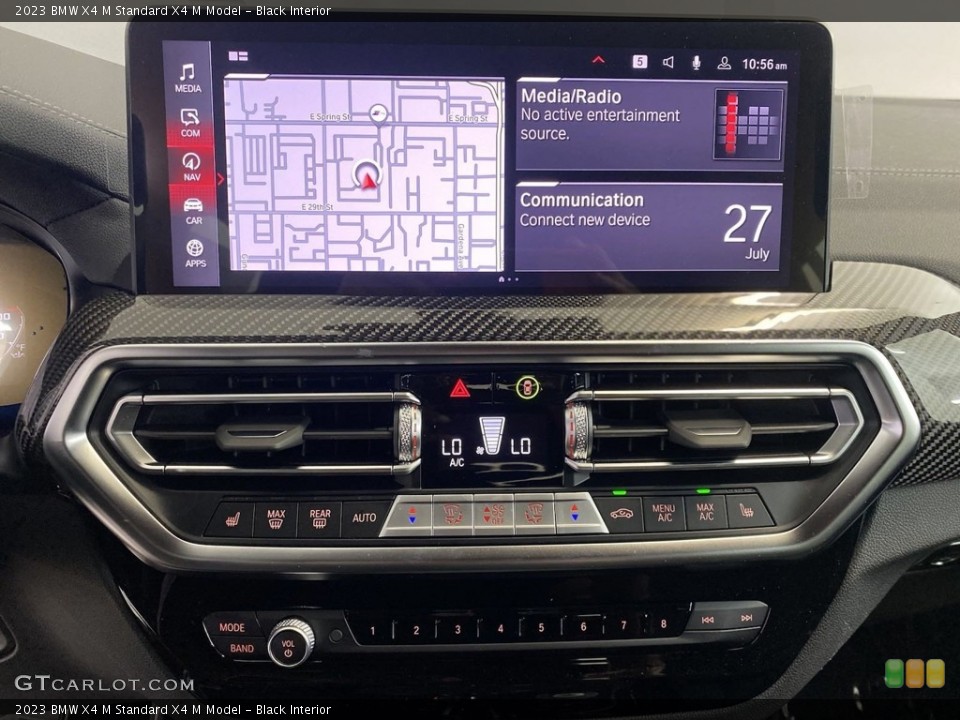 Black Interior Controls for the 2023 BMW X4 M  #146630419