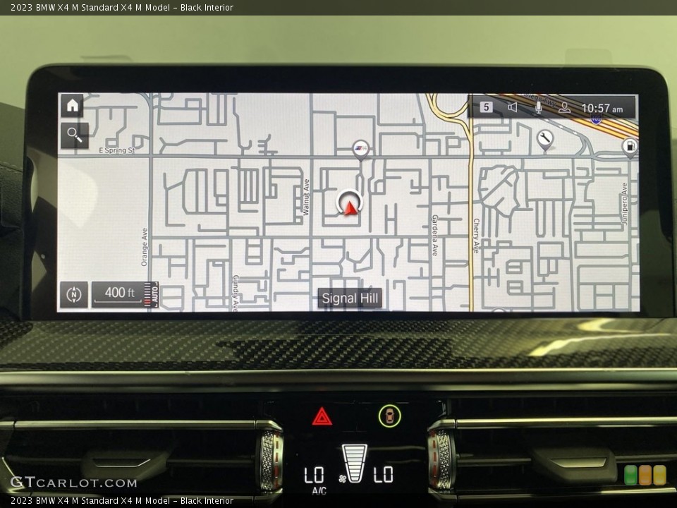 Black Interior Navigation for the 2023 BMW X4 M  #146630443