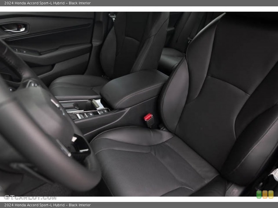 Black Interior Front Seat for the 2024 Honda Accord Sport-L Hybrid #146630512