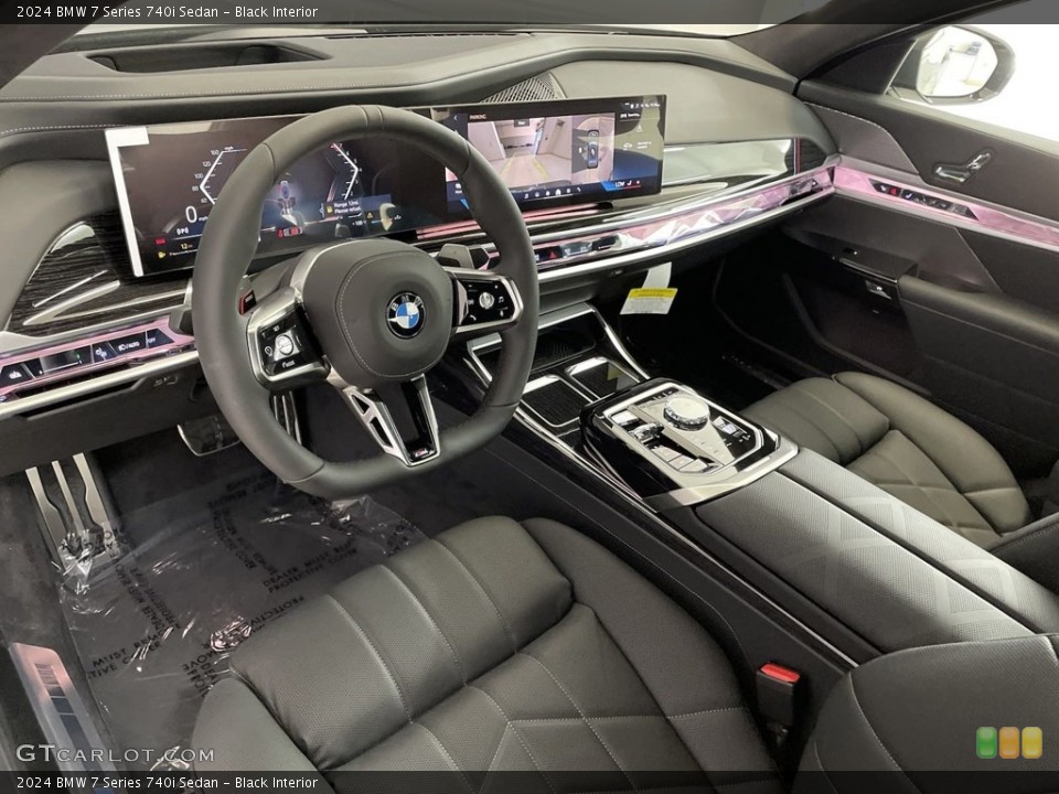 Black Interior Photo for the 2024 BMW 7 Series 740i Sedan #146630860