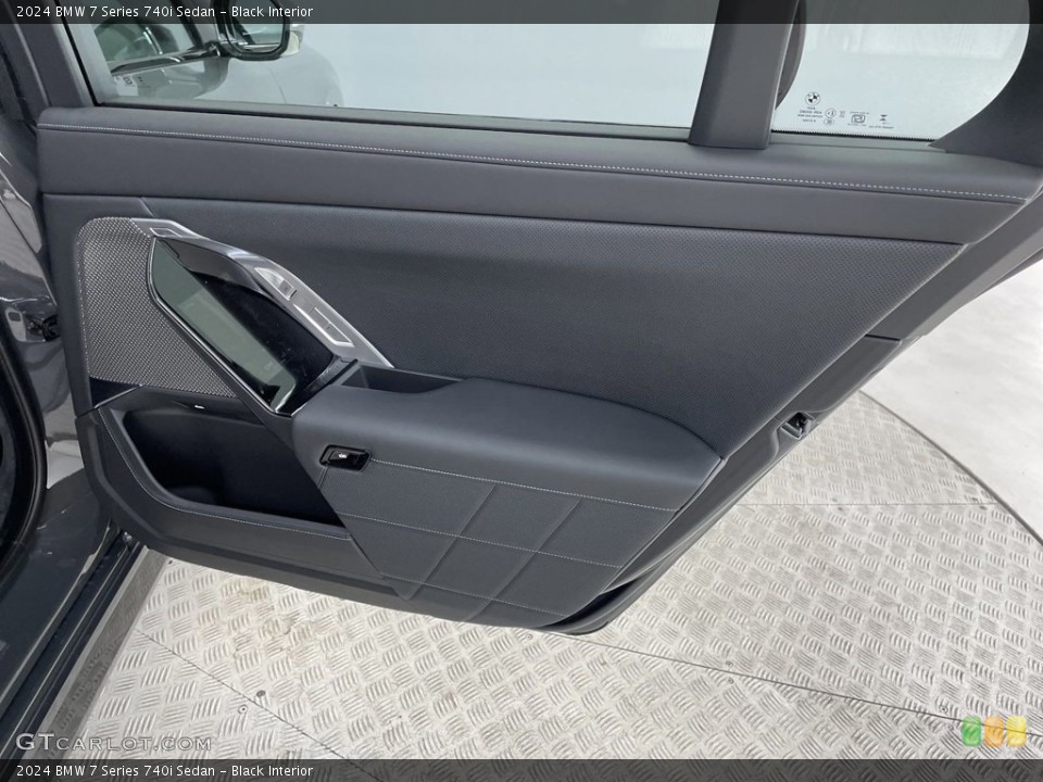 Black Interior Door Panel for the 2024 BMW 7 Series 740i Sedan #146631178
