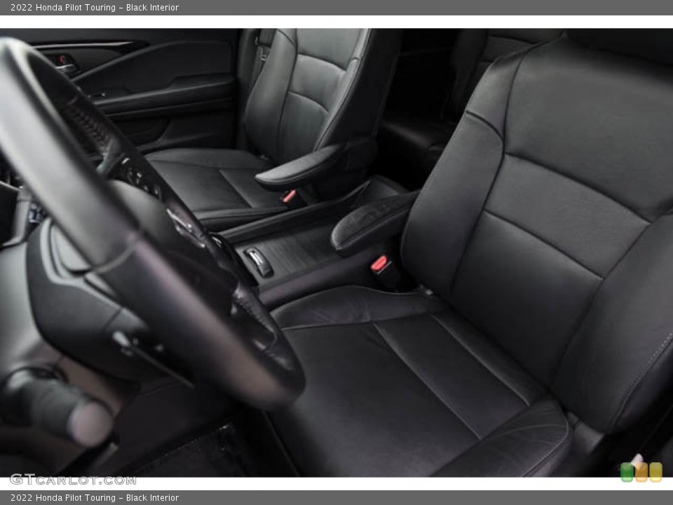 Black Interior Front Seat for the 2022 Honda Pilot Touring #146631565