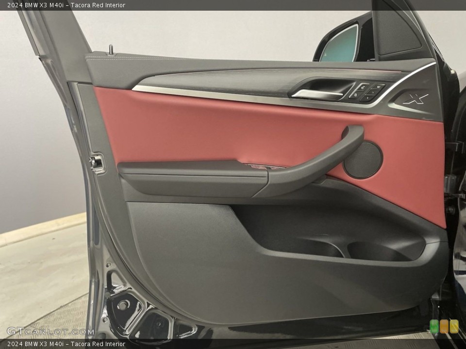 Tacora Red Interior Door Panel for the 2024 BMW X3 M40i #146631590