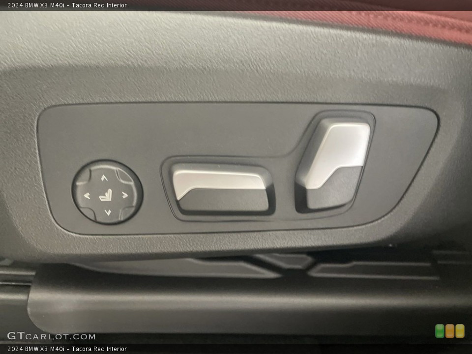 Tacora Red Interior Front Seat for the 2024 BMW X3 M40i #146631614