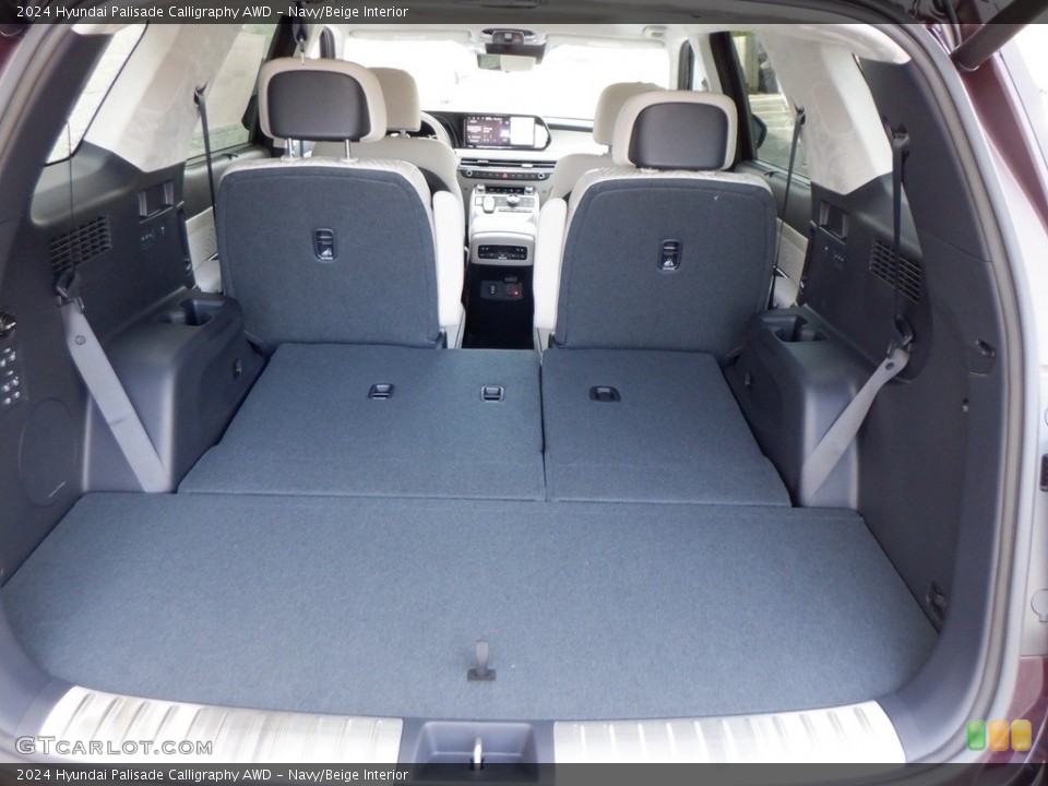 Navy/Beige Interior Trunk for the 2024 Hyundai Palisade Calligraphy AWD #146631787