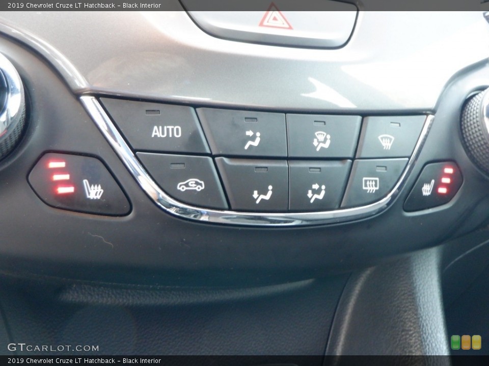 Black Interior Controls for the 2019 Chevrolet Cruze LT Hatchback #146632156