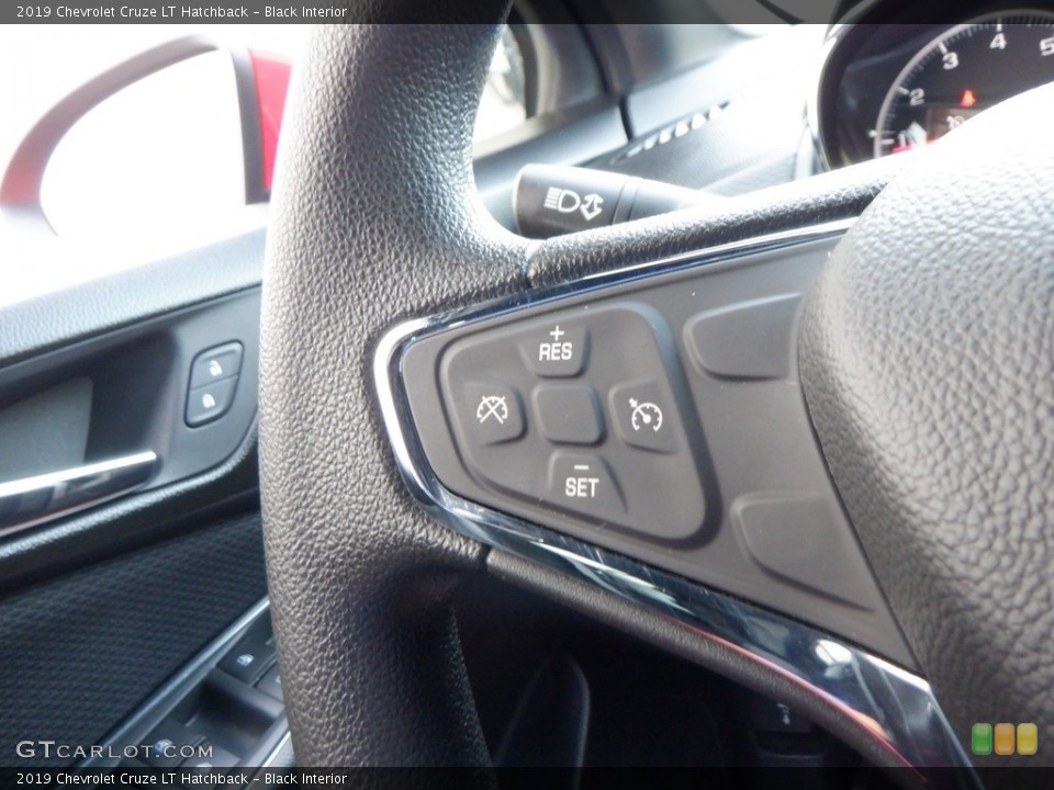 Black Interior Steering Wheel for the 2019 Chevrolet Cruze LT Hatchback #146632297