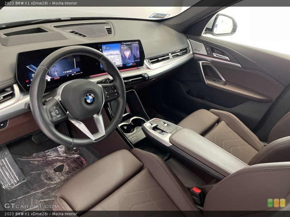 Mocha Interior Photo for the 2023 BMW X1 xDrive28i #146632303