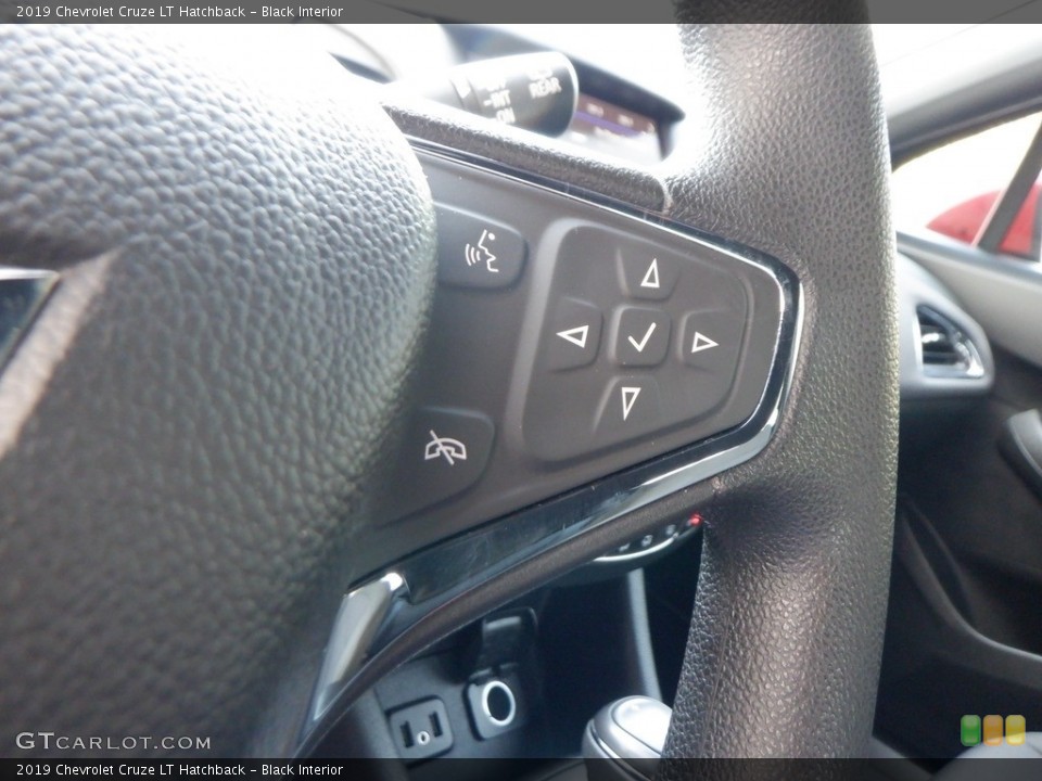 Black Interior Steering Wheel for the 2019 Chevrolet Cruze LT Hatchback #146632318
