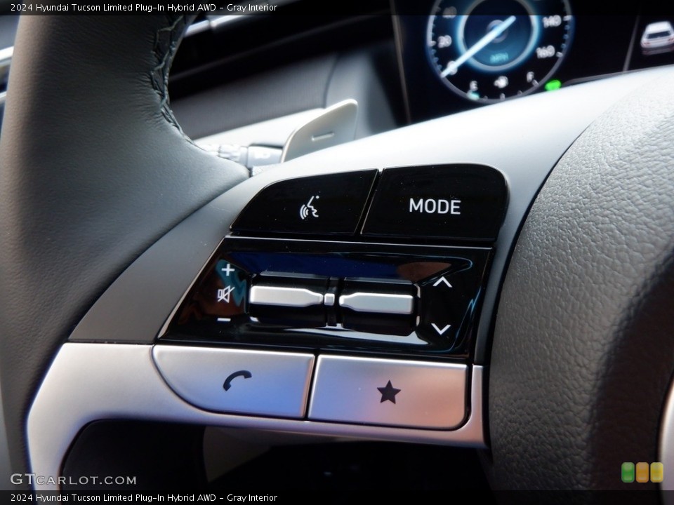 Gray Interior Steering Wheel for the 2024 Hyundai Tucson Limited Plug-In Hybrid AWD #146632495