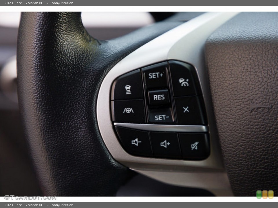 Ebony Interior Steering Wheel for the 2021 Ford Explorer XLT #146632618
