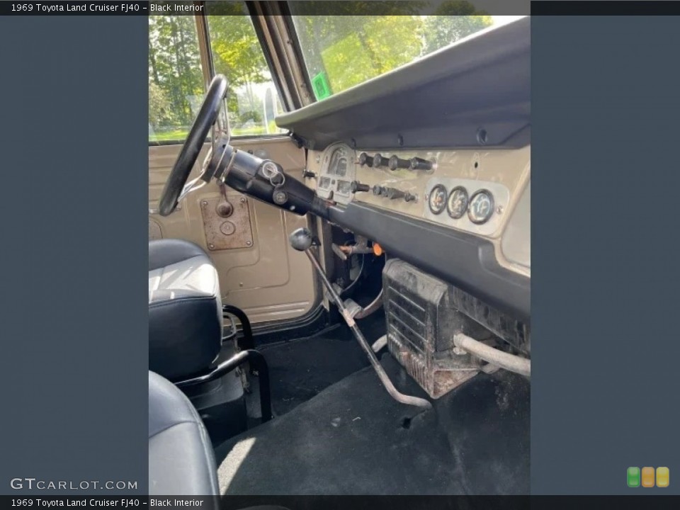Black Interior Dashboard for the 1969 Toyota Land Cruiser FJ40 #146632714