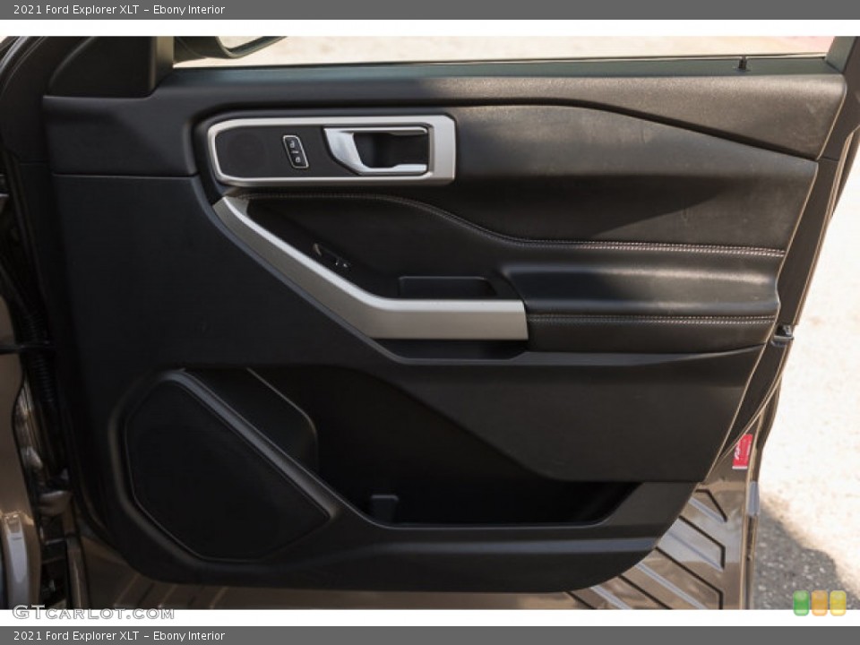 Ebony Interior Door Panel for the 2021 Ford Explorer XLT #146633092