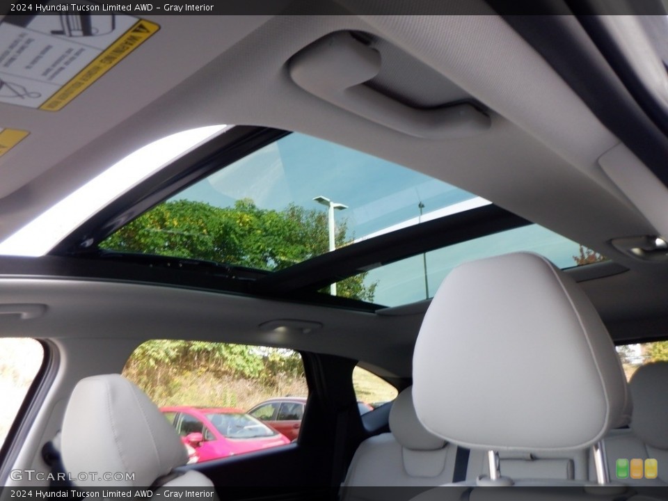 Gray Interior Sunroof for the 2024 Hyundai Tucson Limited AWD #146633527