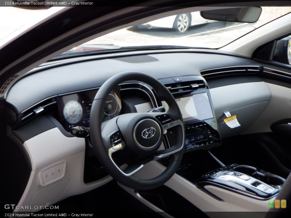 Gray Interior Dashboard for the 2024 Hyundai Tucson Limited AWD #146633596