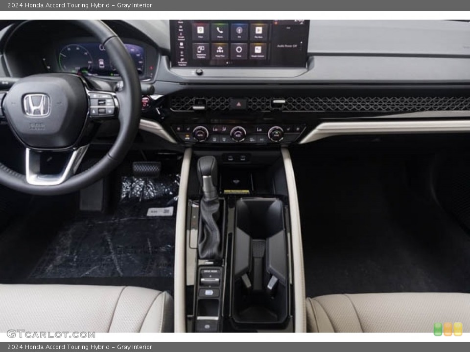 Gray Interior Dashboard for the 2024 Honda Accord Touring Hybrid #146633704