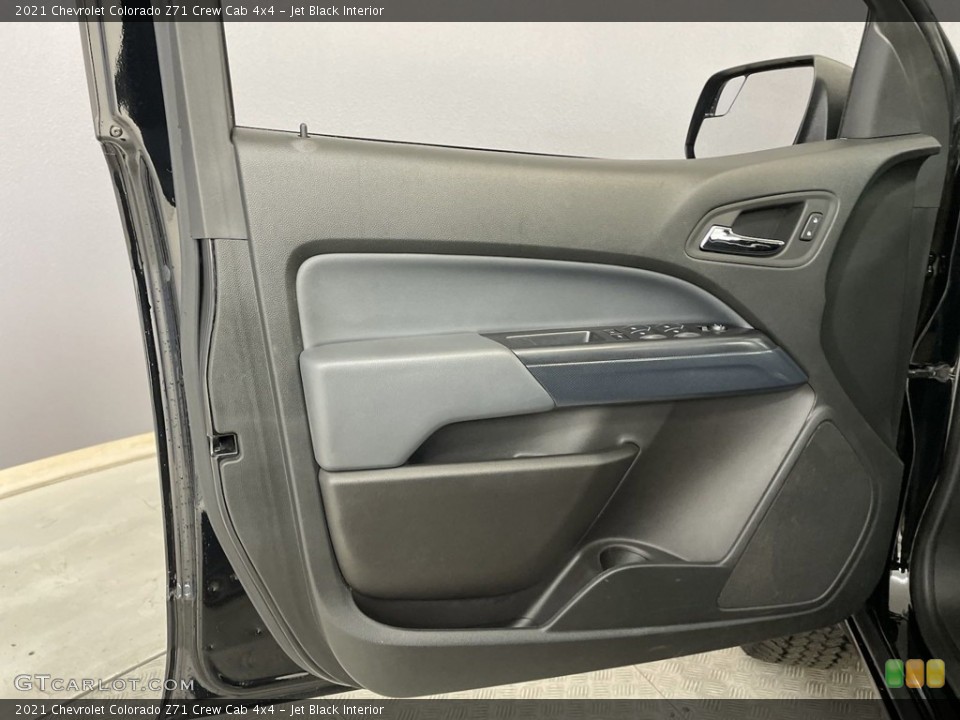 Jet Black Interior Door Panel for the 2021 Chevrolet Colorado Z71 Crew Cab 4x4 #146633863