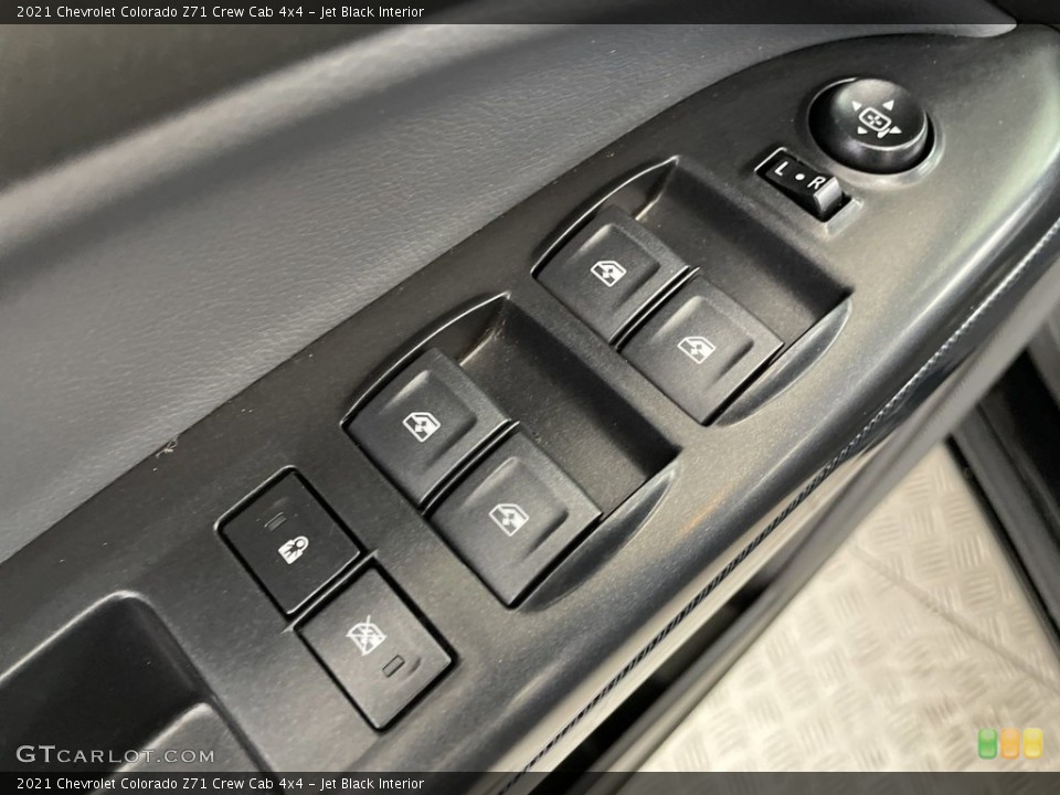 Jet Black Interior Door Panel for the 2021 Chevrolet Colorado Z71 Crew Cab 4x4 #146633887