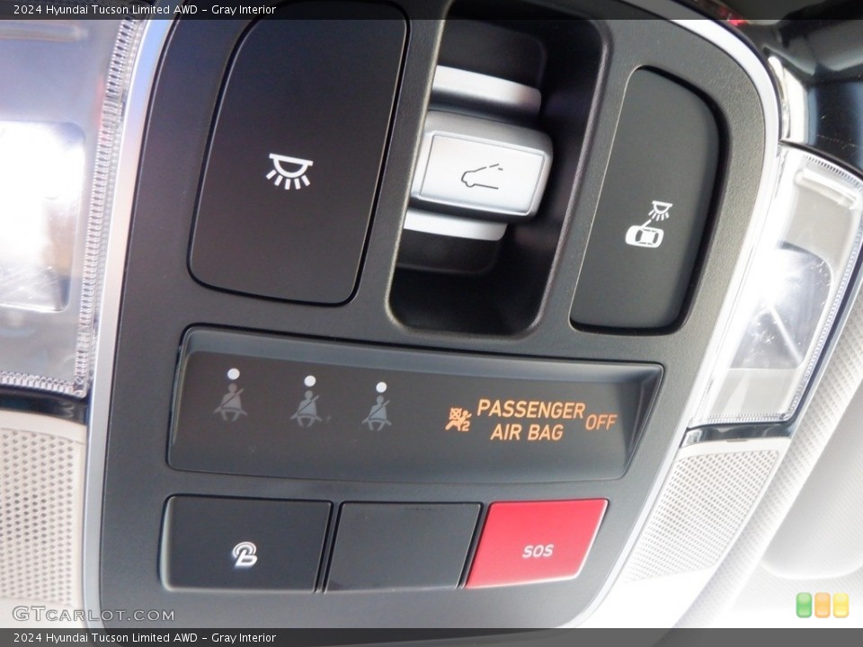 Gray Interior Controls for the 2024 Hyundai Tucson Limited AWD #146633899