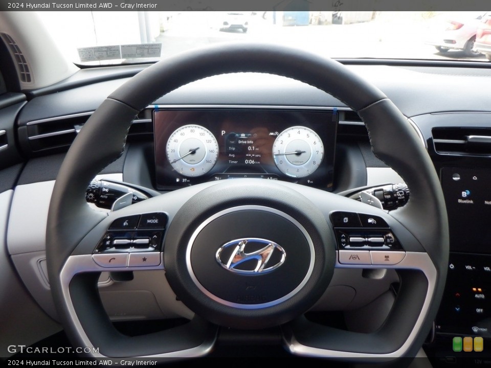 Gray Interior Steering Wheel for the 2024 Hyundai Tucson Limited AWD #146633947