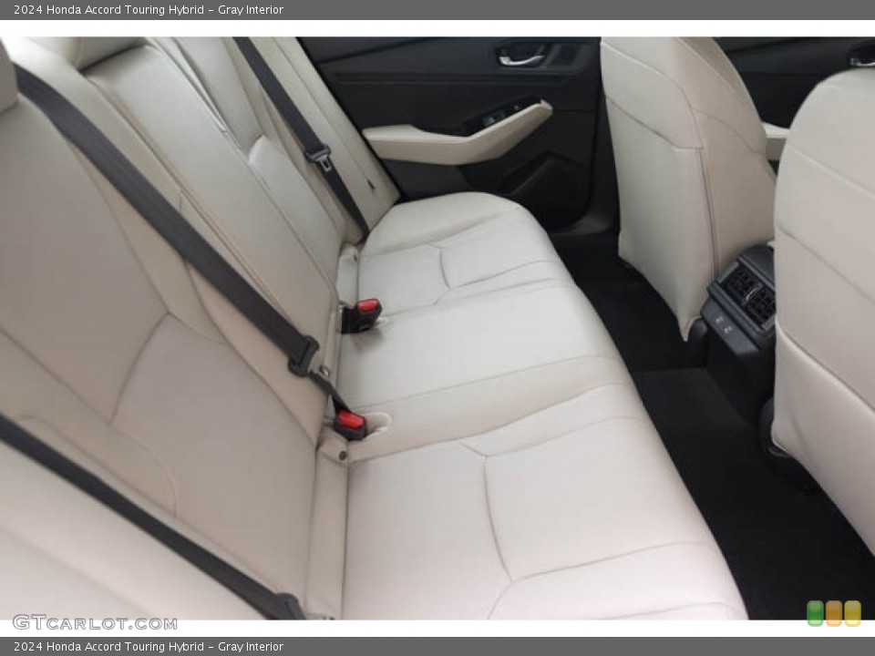Gray Interior Rear Seat for the 2024 Honda Accord Touring Hybrid #146633959