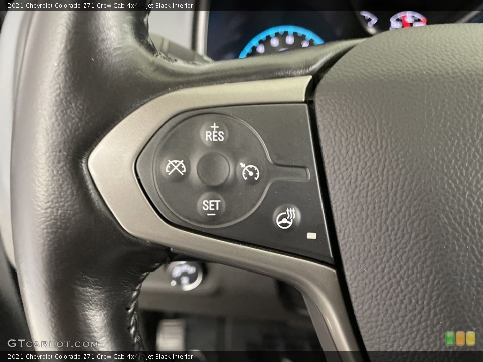 Jet Black Interior Steering Wheel for the 2021 Chevrolet Colorado Z71 Crew Cab 4x4 #146634019