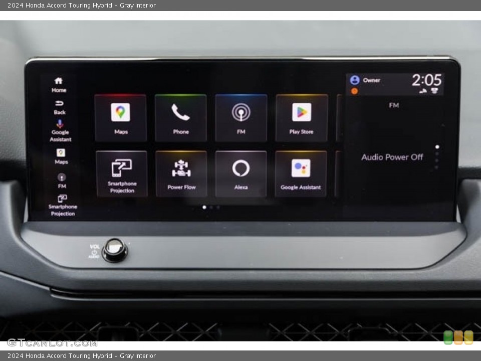 Gray Interior Controls for the 2024 Honda Accord Touring Hybrid #146634037