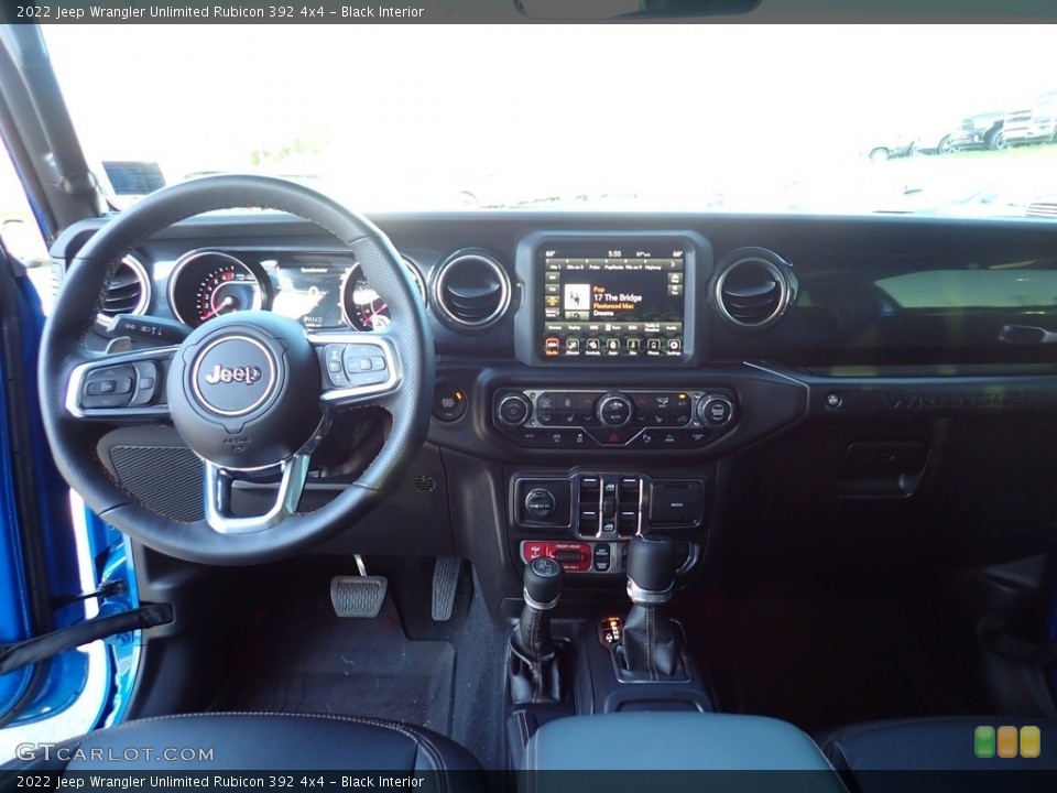 Black Interior Dashboard for the 2022 Jeep Wrangler Unlimited Rubicon 392 4x4 #146634898