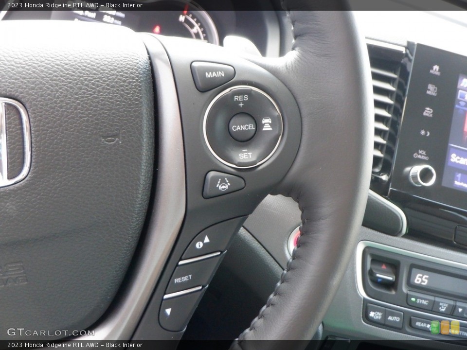Black Interior Steering Wheel for the 2023 Honda Ridgeline RTL AWD #146636224