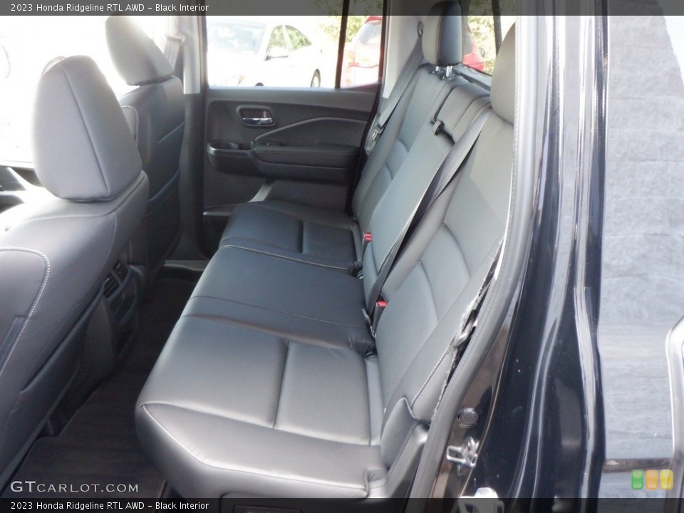 Black Interior Rear Seat for the 2023 Honda Ridgeline RTL AWD #146636389