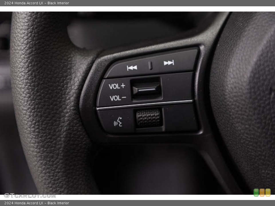Black Interior Steering Wheel for the 2024 Honda Accord LX #146637019