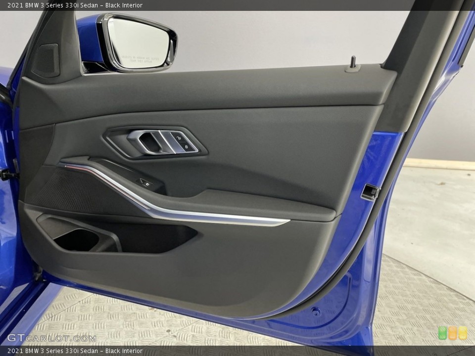 Black Interior Door Panel for the 2021 BMW 3 Series 330i Sedan #146637079