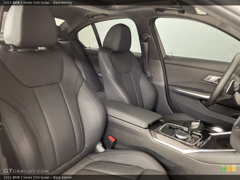 Black Interior Front Seat for the 2021 BMW 3 Series 330i Sedan #146637121