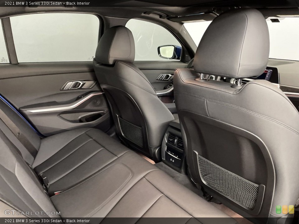 Black Interior Rear Seat for the 2021 BMW 3 Series 330i Sedan #146637157