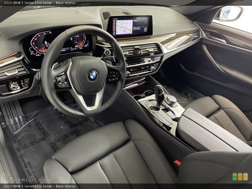 Black 2020 BMW 5 Series Interiors