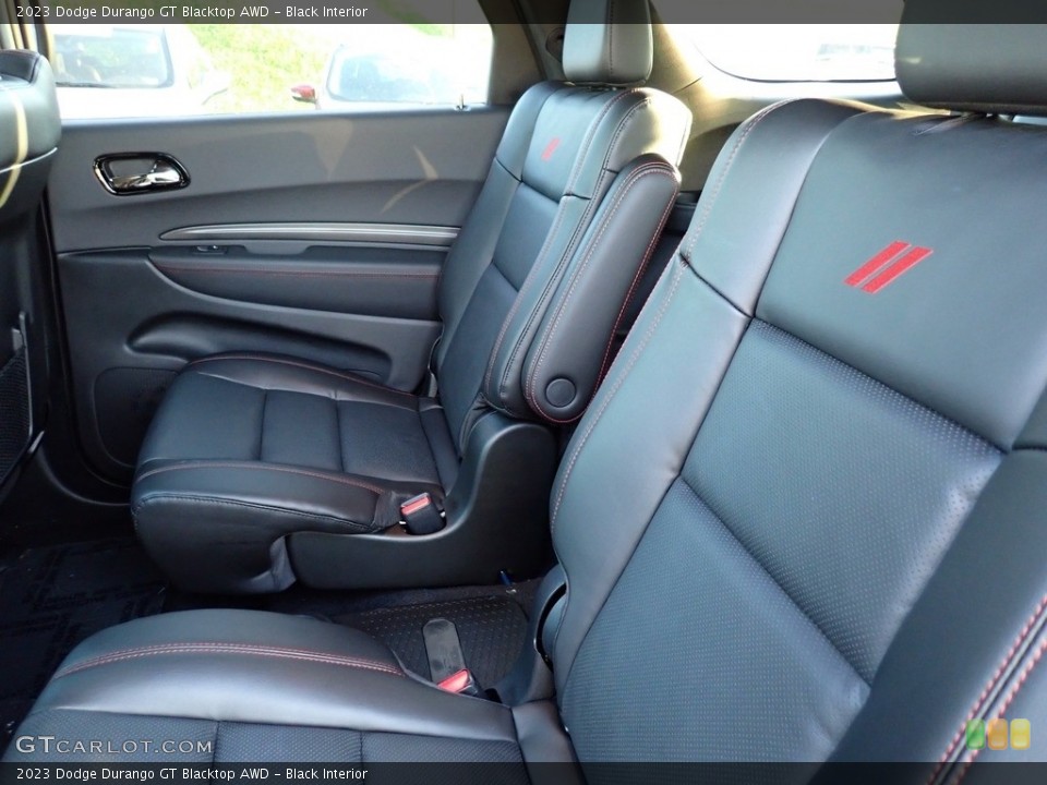 Black Interior Rear Seat for the 2023 Dodge Durango GT Blacktop AWD #146637904