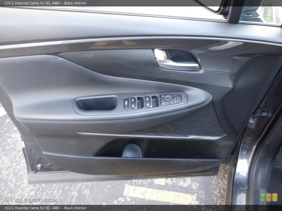Black Interior Door Panel for the 2021 Hyundai Santa Fe SEL AWD #146638255