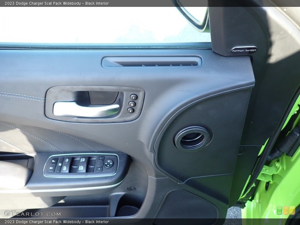 Black Interior Door Panel for the 2023 Dodge Charger Scat Pack Widebody #146638330