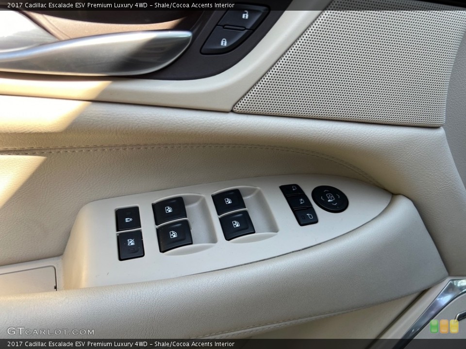 Shale/Cocoa Accents Interior Door Panel for the 2017 Cadillac Escalade ESV Premium Luxury 4WD #146638375