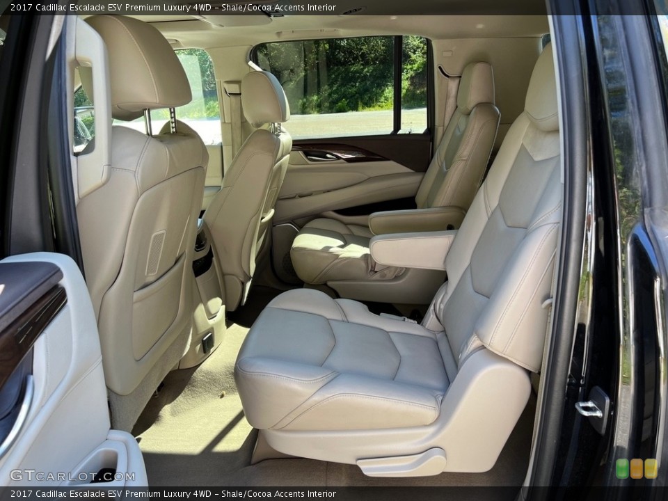 Shale/Cocoa Accents Interior Rear Seat for the 2017 Cadillac Escalade ESV Premium Luxury 4WD #146638417