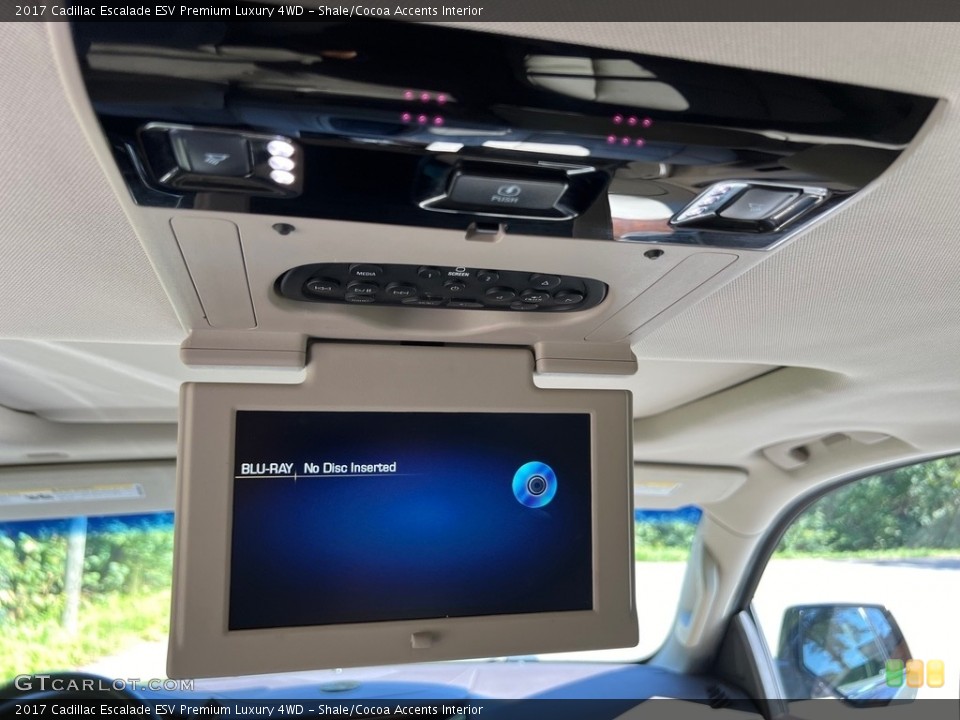 Shale/Cocoa Accents Interior Entertainment System for the 2017 Cadillac Escalade ESV Premium Luxury 4WD #146638459