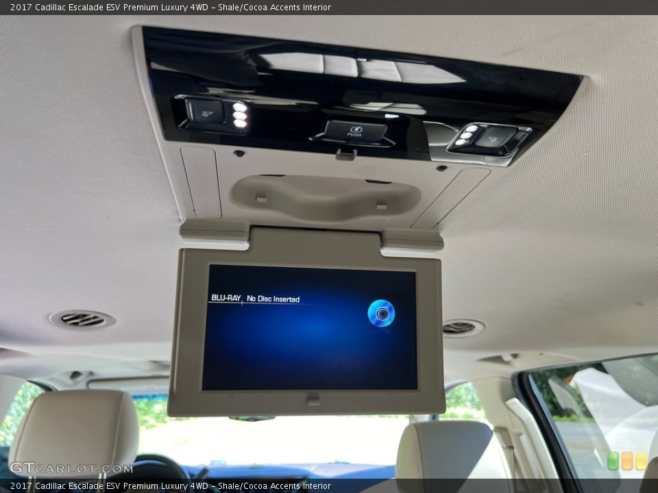 Shale/Cocoa Accents Interior Entertainment System for the 2017 Cadillac Escalade ESV Premium Luxury 4WD #146638480