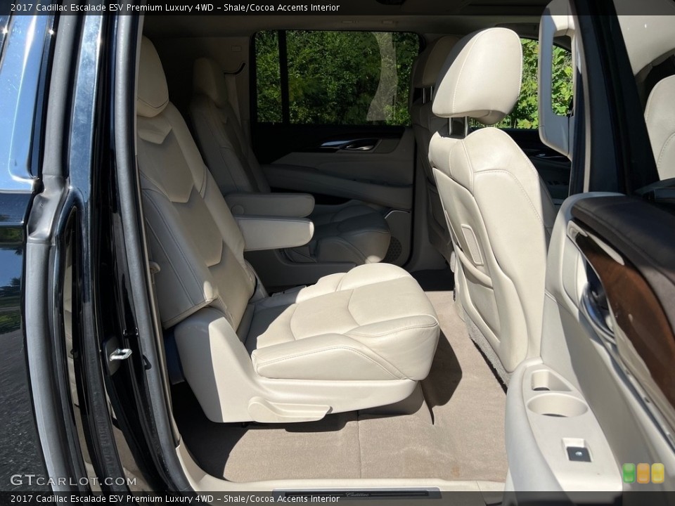 Shale/Cocoa Accents Interior Rear Seat for the 2017 Cadillac Escalade ESV Premium Luxury 4WD #146638549