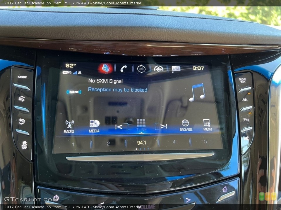 Shale/Cocoa Accents Interior Controls for the 2017 Cadillac Escalade ESV Premium Luxury 4WD #146638663