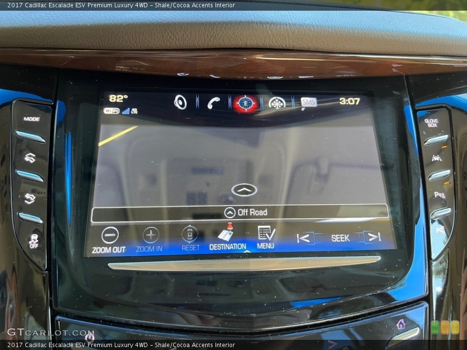Shale/Cocoa Accents Interior Controls for the 2017 Cadillac Escalade ESV Premium Luxury 4WD #146638687