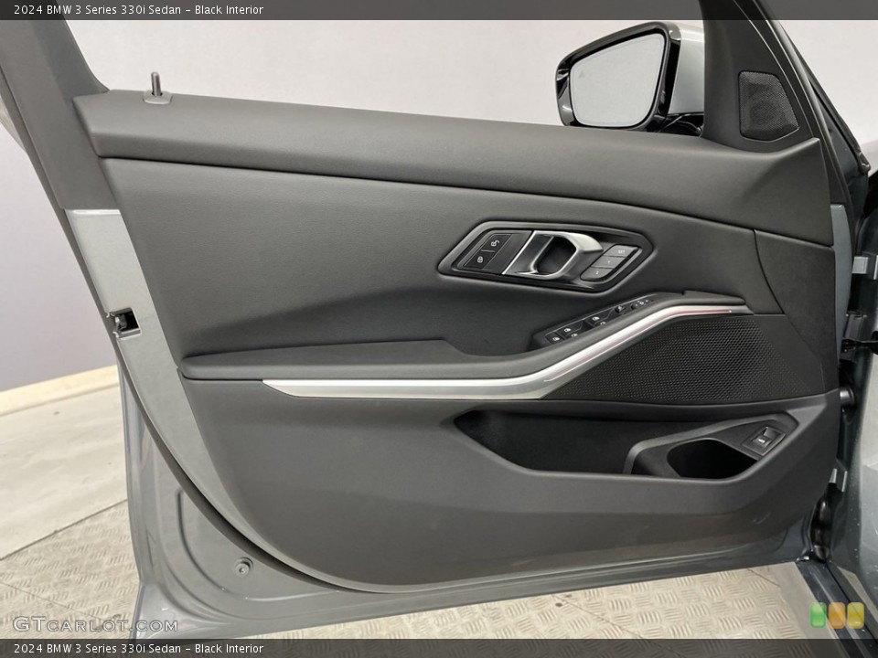 Black Interior Door Panel for the 2024 BMW 3 Series 330i Sedan #146638942